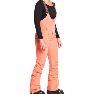 ROXY SUMMIT SNOW BIB- Mustard - Worn Once